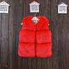 Novedad Otoño e Invierno 2026 Chaleco de Piel Sintética para Niños Abrigo Corto de Algodón Engrosado Ropa de Abrigo de Piel Sintética Venta al por Mayor Transfronteriza 6