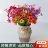 Amazon Grama de Primavera Violeta Planta Aquática Tecido de Serigrafia Flor Flor Artificial Decoração Externa Planta Verde Artificial Falsa Alta Simulação