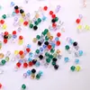 Cuentas de Cristal de Vidrio de 6 mm con Forma de Rombo y Punta Cuentas Sueltas para Pulsera Collar Hecho a Mano Materiales Accesorios para Joyería