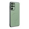 Funda Magnética de Cuero Liso para Teléfono Adecuada para Samsung S26Ultra S25Ultra S24Ultra Funda Protectora Anti-Caídas
