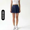 Falda corta plisada ligera de baile transfronteriza, falda de yoga de cintura alta adelgazante, falda corta deportiva para golf, tenis, running para mujer, verano