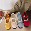 20256 Temporada Nuevo Retro Zapatos Planos Mary Jane para Mujer Versátil Estilo Hada Suave Tacón Bajo Combinar con Falda Zapatos Individuales