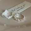 Diseño de Nicho en Forma de Corazón Estilo Minimalista Fresco Anillo de Corazón para Mujer Versátil Lujo Ligero Gama Alta Anillo Abierto para Dedo Índice para Mujer