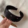 Diadema de Tela de Lunares Grandes Estilo Coreano con Ala Ancha, Elegante Diadema Alta para Uso Diario, Pasador, Lazo para el Cabello, Accesorio para el Cabello