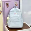 Mochila Casual Simple y Versátil Estilo Coreano para Niñas, Mochila Escolar Ligera de Alta Capacidad para Estudiantes Mujeres, Mochila Elegante y Ligera para Salidas