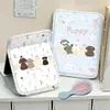 Espejo de maquillaje de cachorro lindo, diseño nuevo, engrosado para uso en casa, viajes y uso al aire libre, resistente a caídas, portátil y de alta definición
