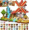 Bloque de Construcción Magnético Original Bosque Mi Bloque Mundo Escena Set Partículas Magnéticas Juguetes Educativos para Niños