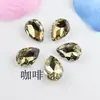 10*14/13*18mm fundo pontudo gota broca broca de vidro broca de colar capa de celular acessórios manuais diy para roupas sapatos