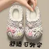 Pantuflas de algodón para niños con cara sonriente y talón, forradas de felpa para abrigar, suela de EVA antideslizante, resistentes a los olores, para niñas, nuevo estilo de dibujos animados otoño e invierno para bebé 2026