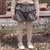 Meia-calça Grossa Anti-Pilling para Bebês Meninas, Versátil para Primavera e Outono, Malha Dupla Classe A, Algodão Colorido, Meia-calça Inteira Infantil