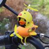 Lindo Pato Amarillo Submarino Adornos de Pato para Coche Motocicleta Autopropulsada Motocicleta Eléctrica Adornos de Coche a Batería Accesorios