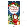 Serie de cortinas de puerta navideñas de Amazon Temu, con impresiones de alta definición de árboles de Navidad, Papá Noel y decoraciones festivas
