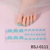 Zhengxiang Calcomanías Personalizadas de Gel para Uñas Arte Francés para Pies Luz UV Semi-horneadas Semi-curadas Calcomanías para Uñas de los Pies Venta al Mayoreo Comercio Exterior