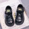 Zapatos de Cuero para Niños Sandalias de Verano Punta Cerrada Caladas Sandalias de Cuero Negras Zapatos Blancos para Niñas Zapatos de Presentación para Niños