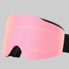 Gafas de esquí 2026 en stock con lentes magnéticas de doble capa antivaho, protección UV, compatibles con gafas graduadas, gafas de nieve para montañismo