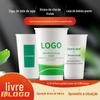 Copo de papel descartável de fábrica atacado 12 oz copo de leite de soja engrossado copo de publicidade bebendo logotipo da xícara de chá