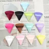 Xuanzi Mini Triángulo para Pulgar que No Absorbe Polvo Set de Belleza de Felpa para Maquilladores Esponja de Algodón Ultra Suave Crystal