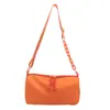 2026 Nova Bolsa Transversal de Nylon Grande Capacidade Estilo Coreano para Mulheres, Bolsa de Ombro Versátil de Cor Sólida para o Dia a Dia, Bolsa Casual para Estudantes