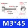 Tornillos de Cabeza Cilíndrica con Zócalo Hexagonal de Acero Inoxidable 304 Din912 Tornillos de Cabeza Cóncava Hexagonal Moleteados M1.6M2M3M4