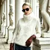 Chaleco de piel sintética de visón para mujer, colección otoño/invierno 2026, diseño de alta gama, cálido y elegante para usar en capas, cuello alto, sin mangas