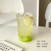 Copo de Vidro para Chá de Frutas Resistente a Altas Temperaturas, Grande Capacidade, Simples para Uso Doméstico no Verão, Copo para Café, Chá com Leite, Chá de Limão
