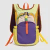 Bolsa de Viagem Curta Transfronteiriça Bloco de Cor Combinação de Cores de Alto Valor Bolsa de Bagagem Dobrável Leve Tendência Cool Casual Mochila Esportes