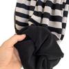 Calças Casuais de Outono e Inverno para Meninos e Meninas, Calças de Moletom Espessas com Patchwork Listrado da Moda de Marca para Crianças