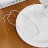Colar de Prata Minimalista de Celebridade da Internet com Duas Camadas para Mulheres, Corrente de Clavícula Simples em Camadas de Alta Qualidade, Novos Acessórios 2026