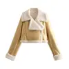 Comercio Exterior Ropa de Mujer al por Mayor 2023 Otoño e Invierno Nueva Chaqueta Corta Casual Urbana Street 9090