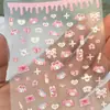 Margarita de Primavera Popular DIY Encendedor Sanrio Flor de Cerezo Manzana Oso BAPE Pegatina Funda de Teléfono Blanca