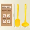 Cuchara de Sopa de Silicona para Comercio Exterior, Cucharón de Sopa de Grado Alimenticio para el Hogar, Cuchara para Catering Comercial, Cuchara para Comer, Servicio de Envío de Regalos