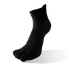 Calcetines Antibacterianos y Desodorantes de Cinco Dedos, Delgados, Transpirables, Malla de Corte Bajo, Transpirables, Algodón Absorbente de Sudor, Calcetines Cortos para Hombre para Primavera y Verano