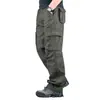 Overoles Transfronterizos para Hombre Pantalones Casuales para Exteriores Tallas Grandes Pantalones Deportivos de Pierna Recta Bolsillos Múltiples Sueltos Pantalones de Trabajo