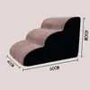 Perro de peluche pasos mascota subir y bajar cama escaleras mesita de noche sofá escalera para perro pequeño cachorro perro mayor subir cama gato