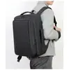 Mochila de Alta Gama para Hombre de Gran Capacidad, Resistente al Agua y al Desgaste, Bolsa Expandible para Laptop para Negocios y Viajes Diarios