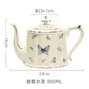 Conjunto Europeu Retro de Xícaras de Café Creme Xícara e Pires de Cerâmica Francesa Conjunto de Chá para Chá da Tarde Britânico Caneca Copo de Água