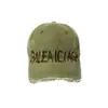 Gorra de Béisbol Retro Americana Desgastada para Mujer, Sombrilla de Verano con Visera Curva, Gorra de Pico con Letras, Estilo Diario de Alta Gama