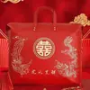 Colcha de Boda Bolsa de Alegría Bolsa de Almacenamiento de Ropa Bolsa de Equipaje Gran Capacidad Bolsa para Mudanza Bolsa de Viaje Rojo Boda