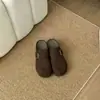 Sandalias tipo Birkenstock de 7 cm de altura para mujer, colección otoño/invierno 2026, versátiles, adecuadas para mujeres bajitas, con suelas suaves y diseño retro de punta cerrada