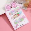 Nuevo conjunto de tres piezas de horquillas para el pelo de Sanrio para niña, con una palabra dulce y linda, para decorar vestidos y sombreros, venta al por mayor