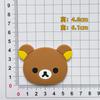 Capa de Celular e Tablet de Urso de Desenho Animado em Silicone Macio de PVC, Acessórios DIY, Adesivos para Porta de Geladeira, Decorações