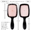 Peine de malla caliente transfronterizo para niñas, peine de masaje hueco y esponjoso, peine para peinar el cuero cabelludo, fabricantes de peines para el cabello.