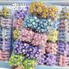 Luminous Cute Egg Party Sanrio Cartoon Children's High Elastic Braided Rope Ponytail Hair Ring Meninas' Rubber Tendon Head Corda