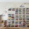 Hot Wheels Matchbox Tomeka Caja de Almacenamiento para Modelos de Coches de Juguete para Niños 1:Estante de Almacenamiento Multirejilla a Prueba de Polvo para 64 Autos
