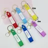 Llavero de Cuerda de Cuero de PVC Suave para Dulces Versátil Cuerda de Cuero Colgante Pequeño Llavero de Pulsera Accesorio de Bolsa Colgante