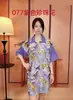 1-100 Padrão Floral Transmissão Ao Vivo Nova Camisola de Seda Gelo Feminina Verão Fina Sexy Cardigã Pijama Luxo Acessível Solto Roupas de Casa