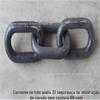 Corrente de três elos para entrega em mina, forjamento sem emenda, corrente de três elos ZW-32mm, corrente de três elos forjada sem emenda
