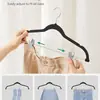 Clip Antideslizante para Pantalones Colgador de Falda Multifuncional con Clip Colgador de Pantalones de Terciopelo Dorado Colgador de Plástico Colgador de Exhibición para Tienda de Ropa Fábrica