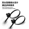 Bridas de Nylon Roscadas para Cables Automotrices 4 6*160/220 Cr107 Cr108 Accesorio Espiral con Forma de Árbol de Navidad