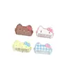 Peine KT para gatos, pinza para el pelo de píxeles, horquilla de gato de dibujos animados, pasador lateral de pico de pato para flequillo dulce, accesorio de pelo versátil para niños